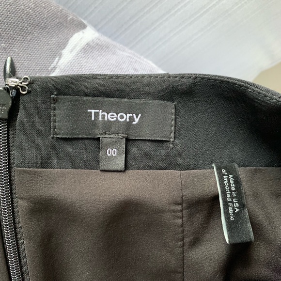 Theory Edition Black Pencil Skirt 00 $215 - Picture 4 of 5